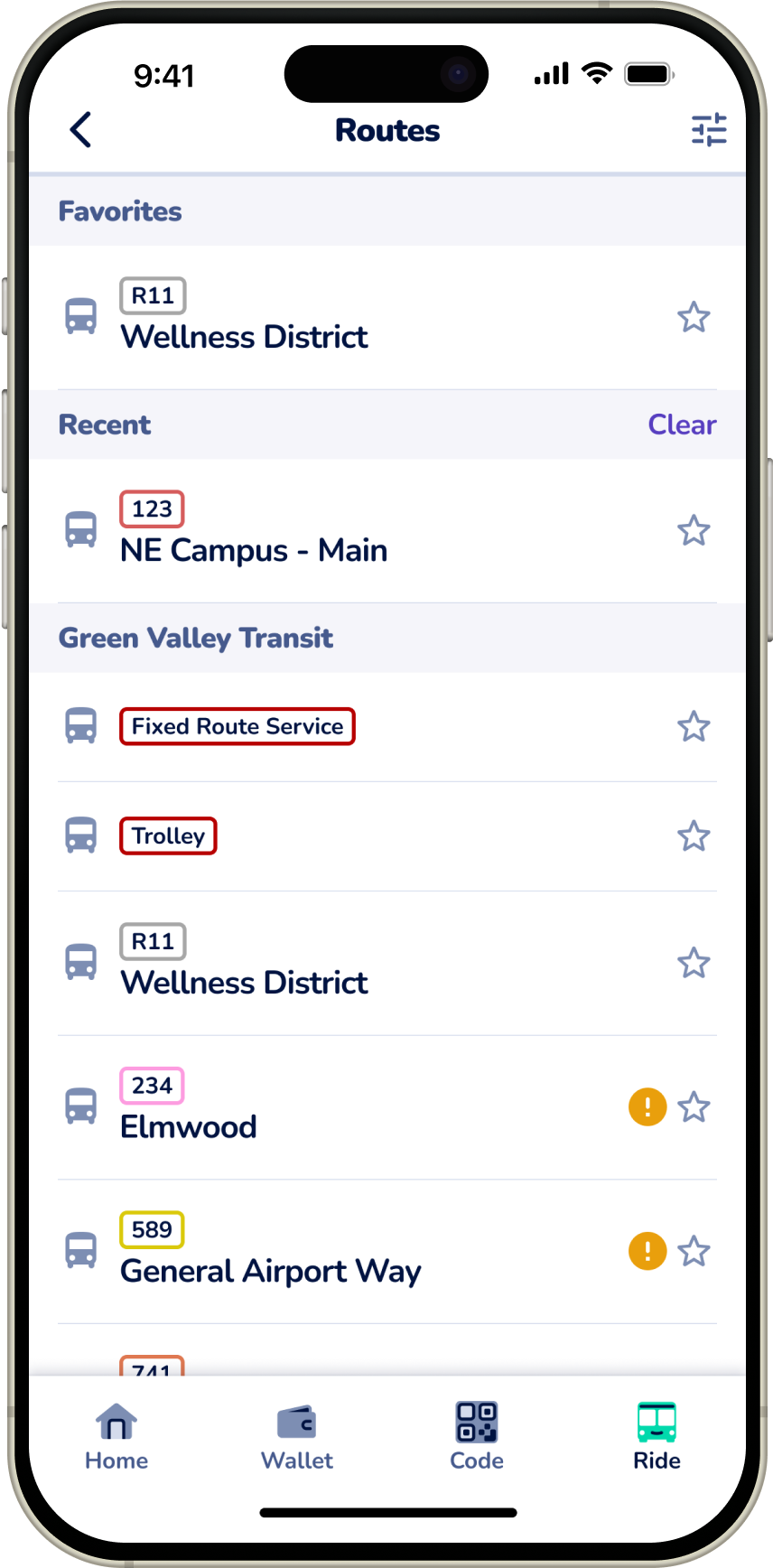 Umo App routes